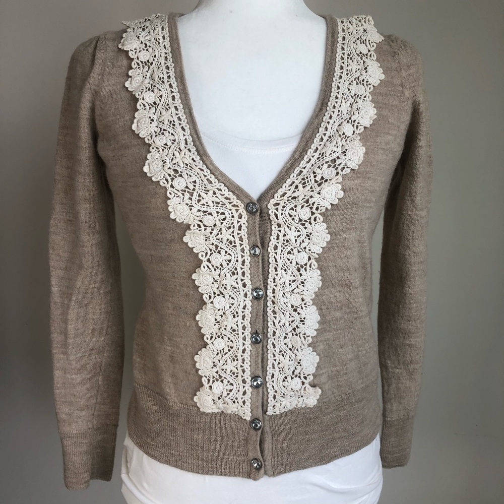 Marisa Christina Lace Detail Sweater